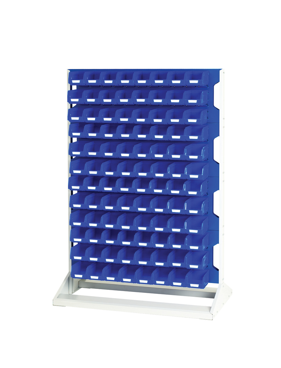 16917220.11V - Louvre panel rack double sided & bin kit