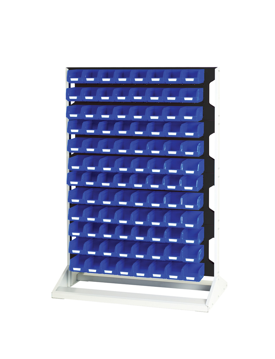 16917220. - Louvre panel rack double sided & bin kit