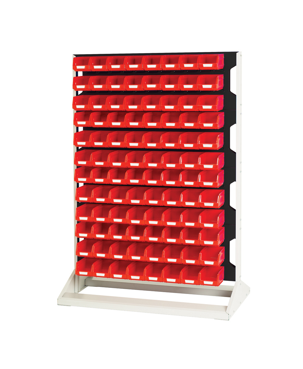 16917221. - Louvre panel rack double sided & bin kit