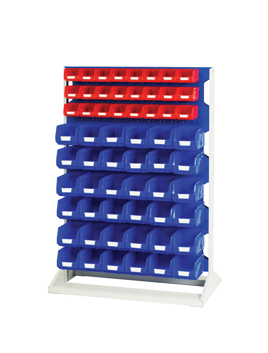 16917223.11V - Louvre panel rack double sided & bin kit