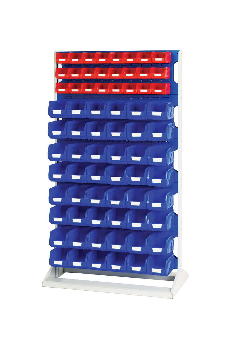 16917225.11V - Louvre panel rack double sided & bin kit