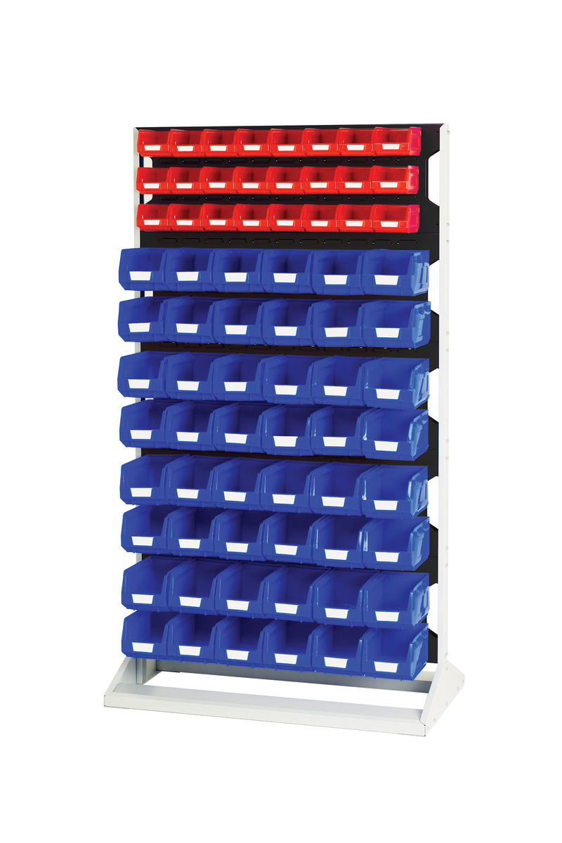 16917225. - Louvre panel rack double sided & bin kit