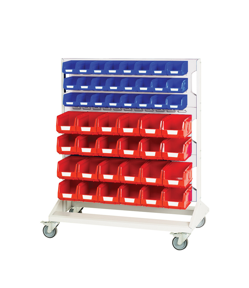 16917226.16V - Louvre panel trolley double sided & bins