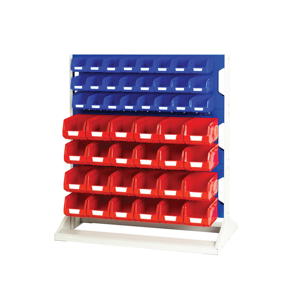 16917227.11V - Louvre panel rack double sided & bin kit