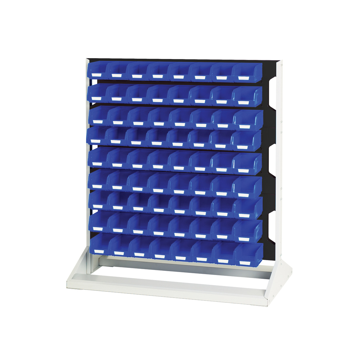 16917228. - Louvre panel rack double sided & bin kit