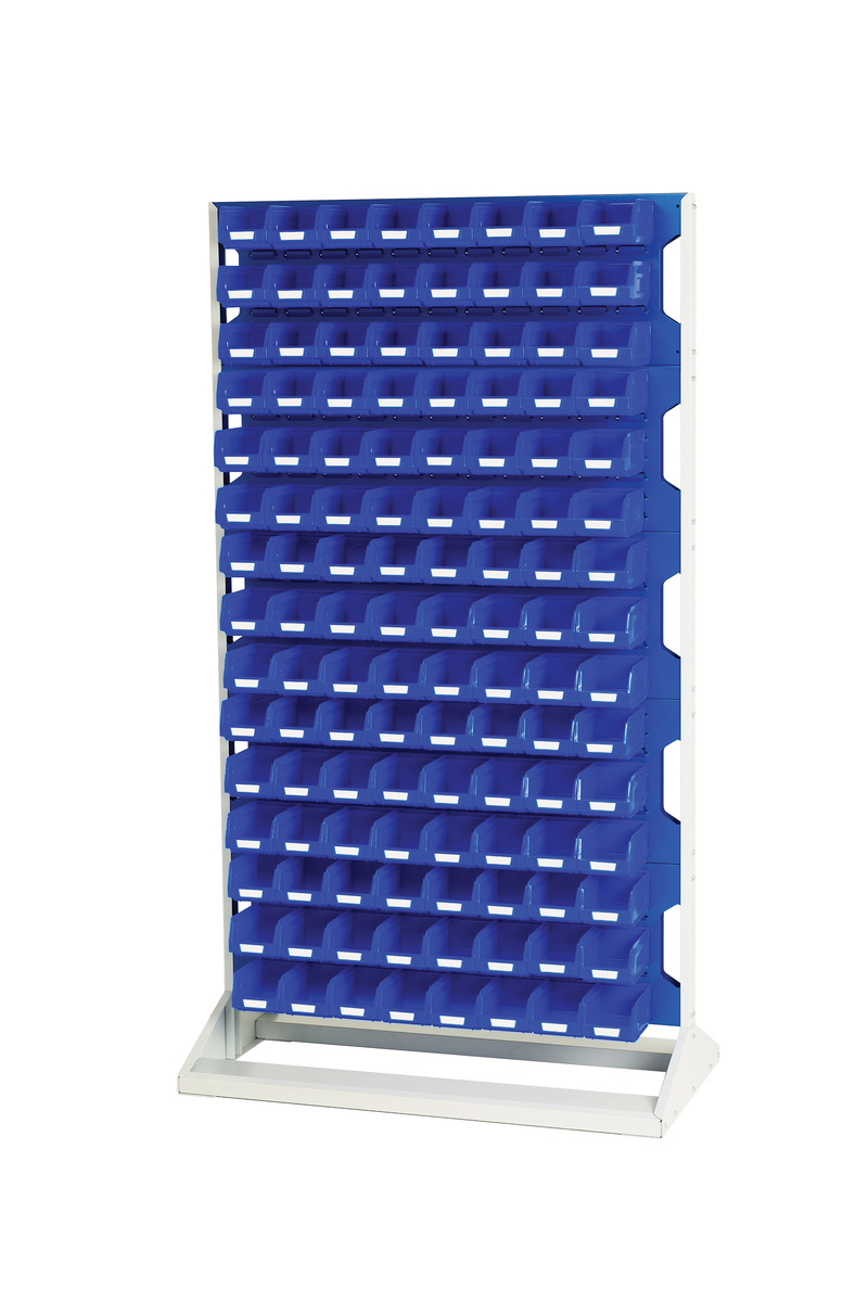 16917230.11V - Louvre panel rack double sided & bin kit