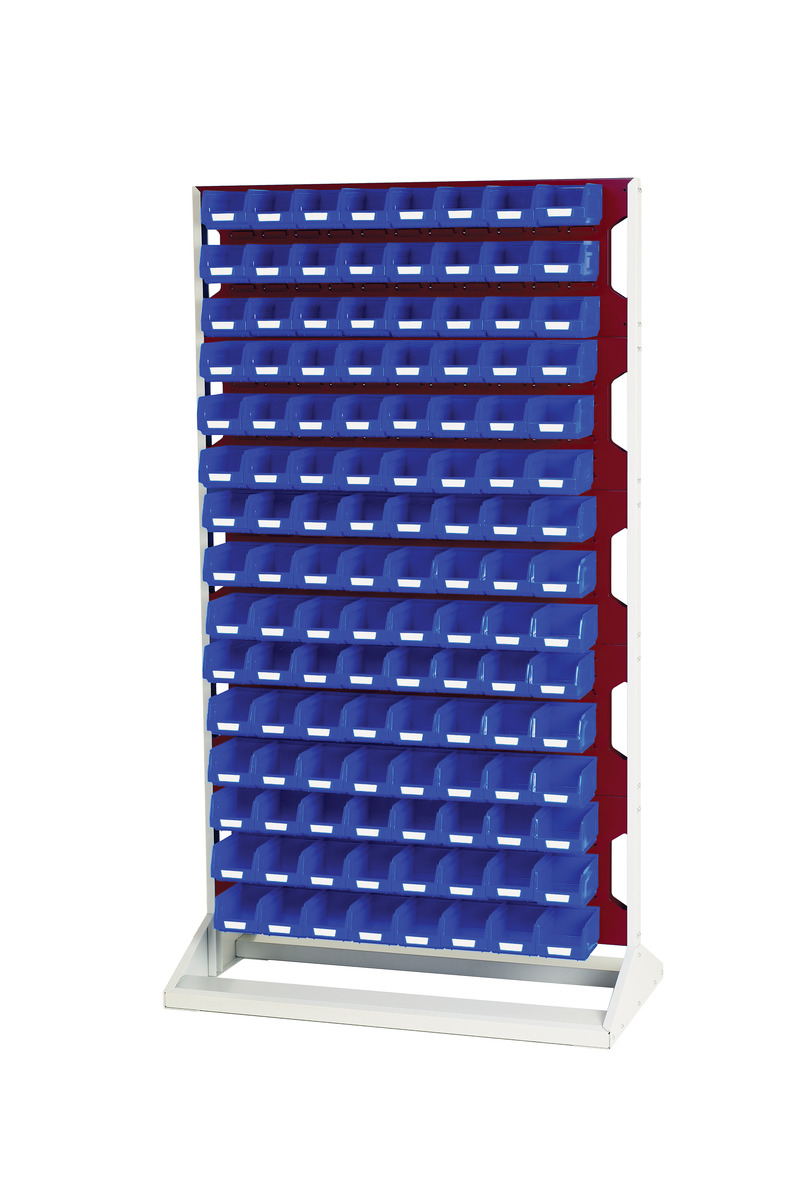 16917230.24V - Louvre panel rack double sided & bin kit