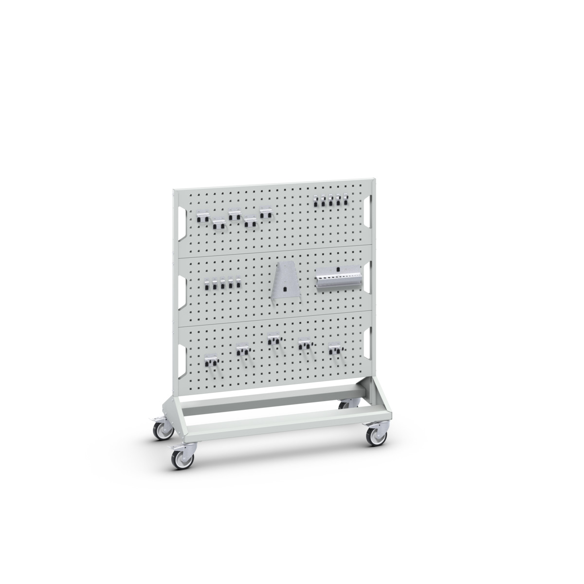 16917260.16V - perfo panel trolley double sided & hooks