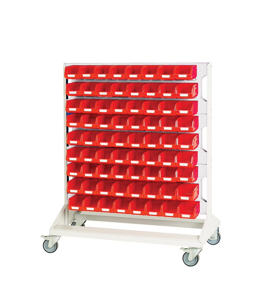 16917271.16V - Louvre panel trolley double sided & bins