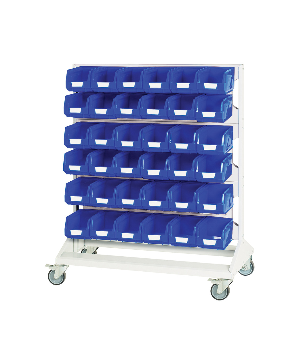 16917272.16V - Louvre panel trolley double sided & bins