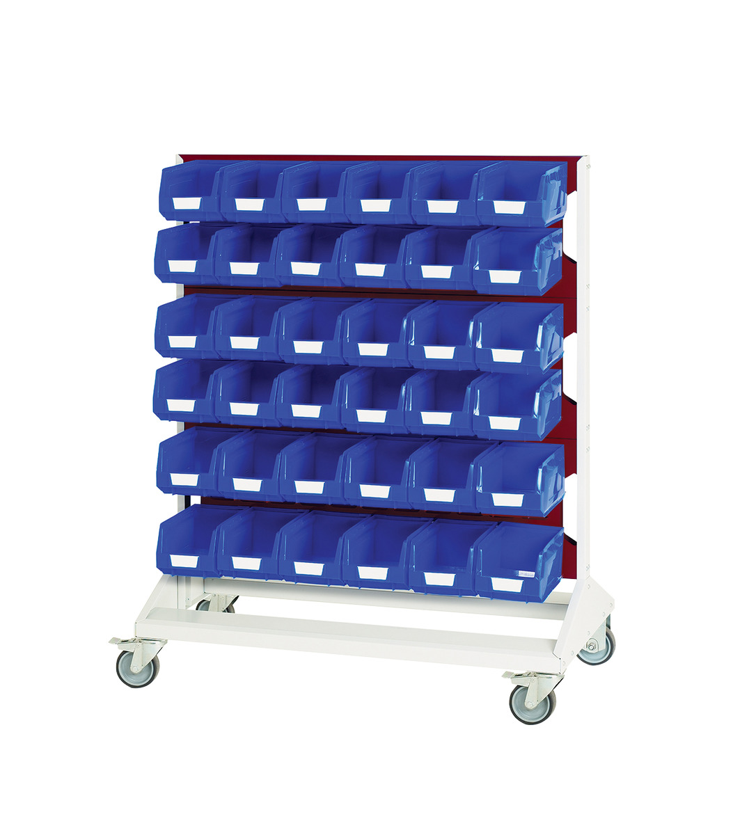 16917272.24V - Louvre panel trolley double sided & bins