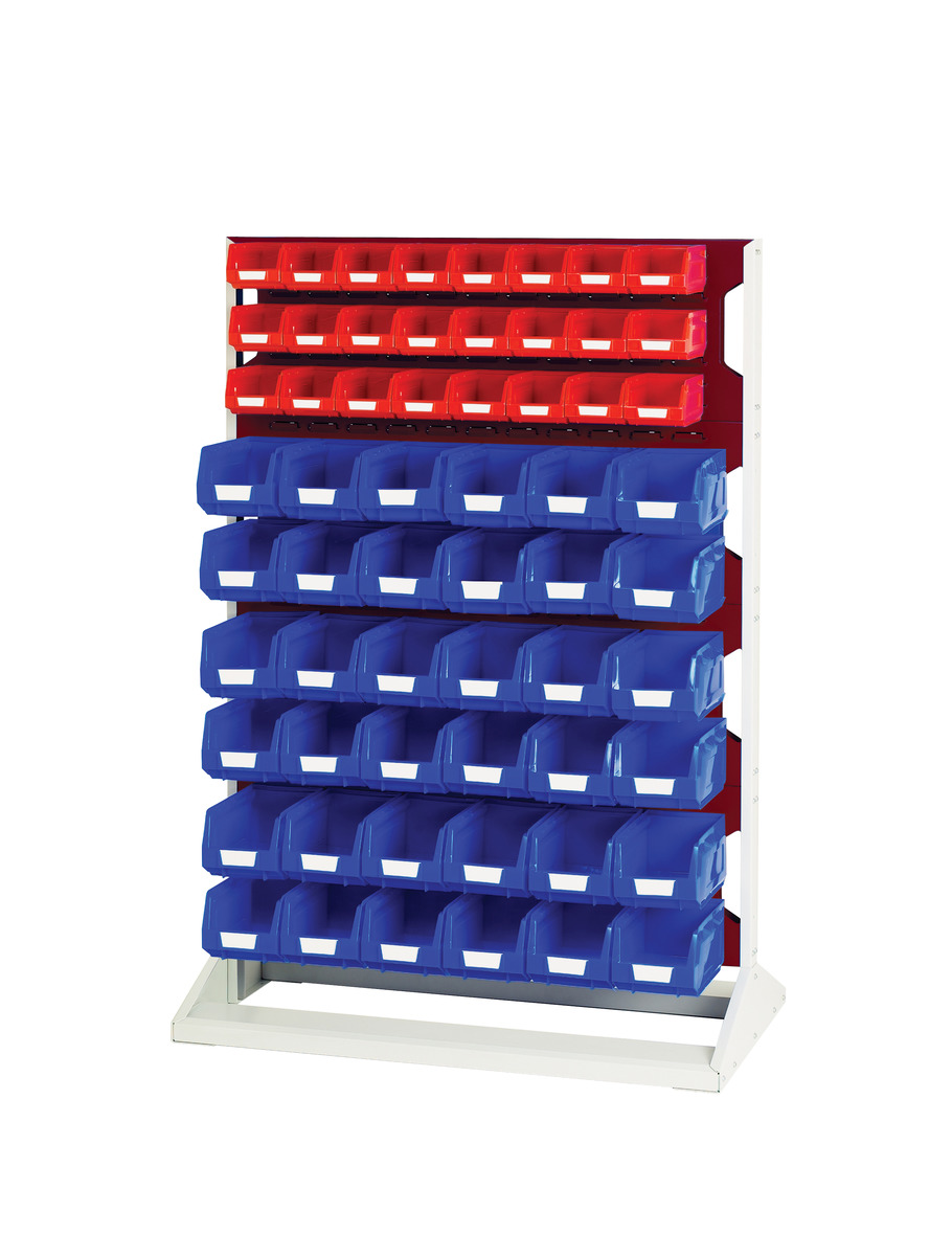 16917323.24V - Louvre panel rack single sided & bin kit