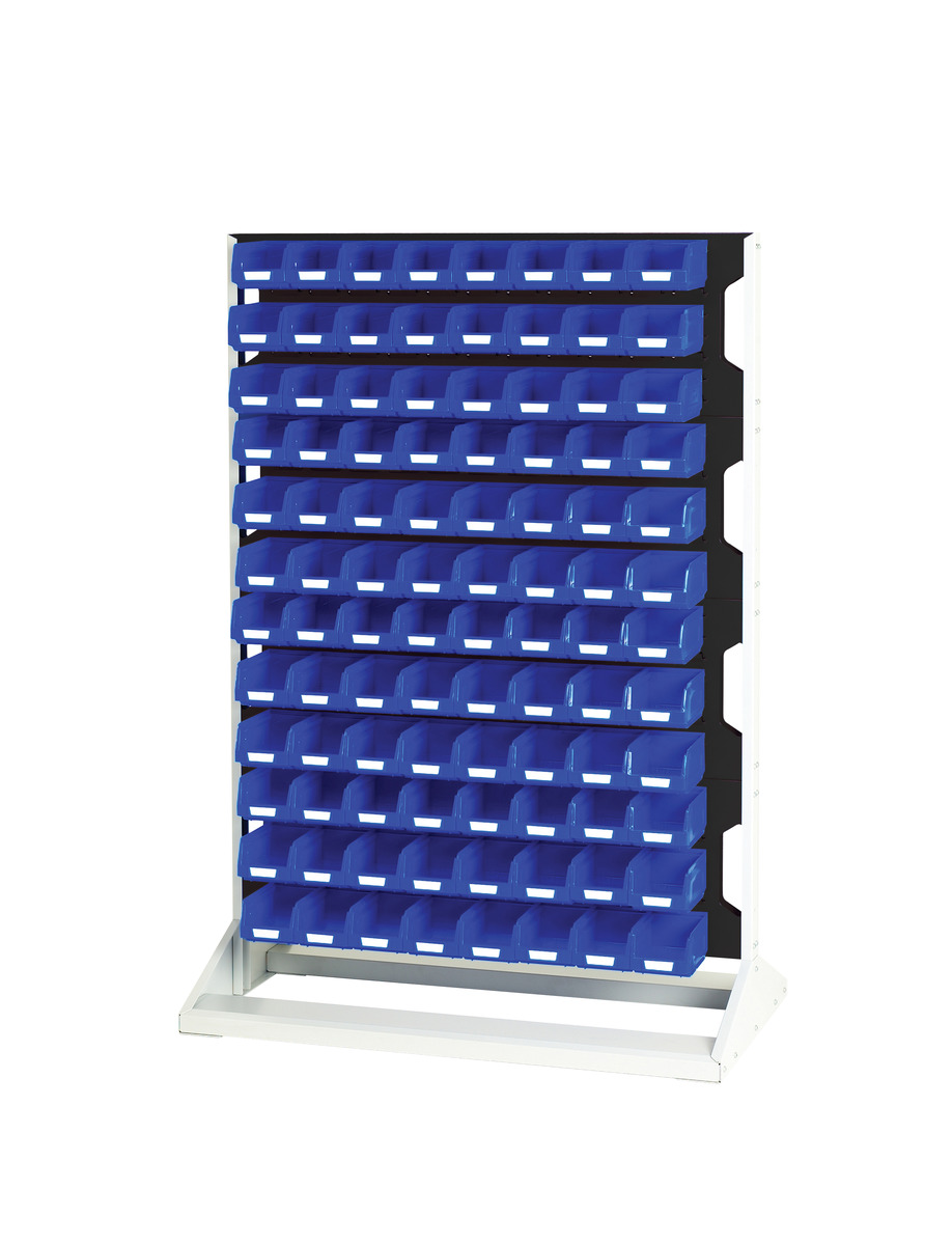 16917325.19V - Louvre panel rack single sided & bin kit