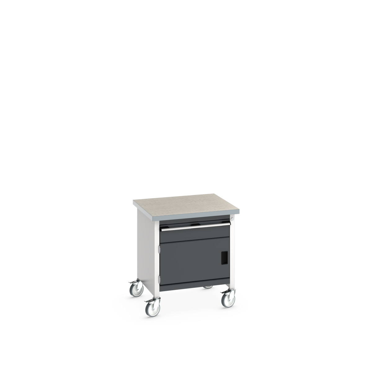 41002090. - cubio mobile storage bench (lino)