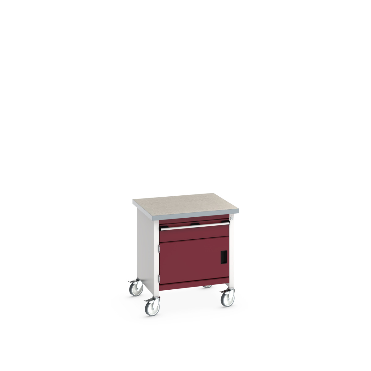41002090.24V - cubio mobile storage bench (lino)