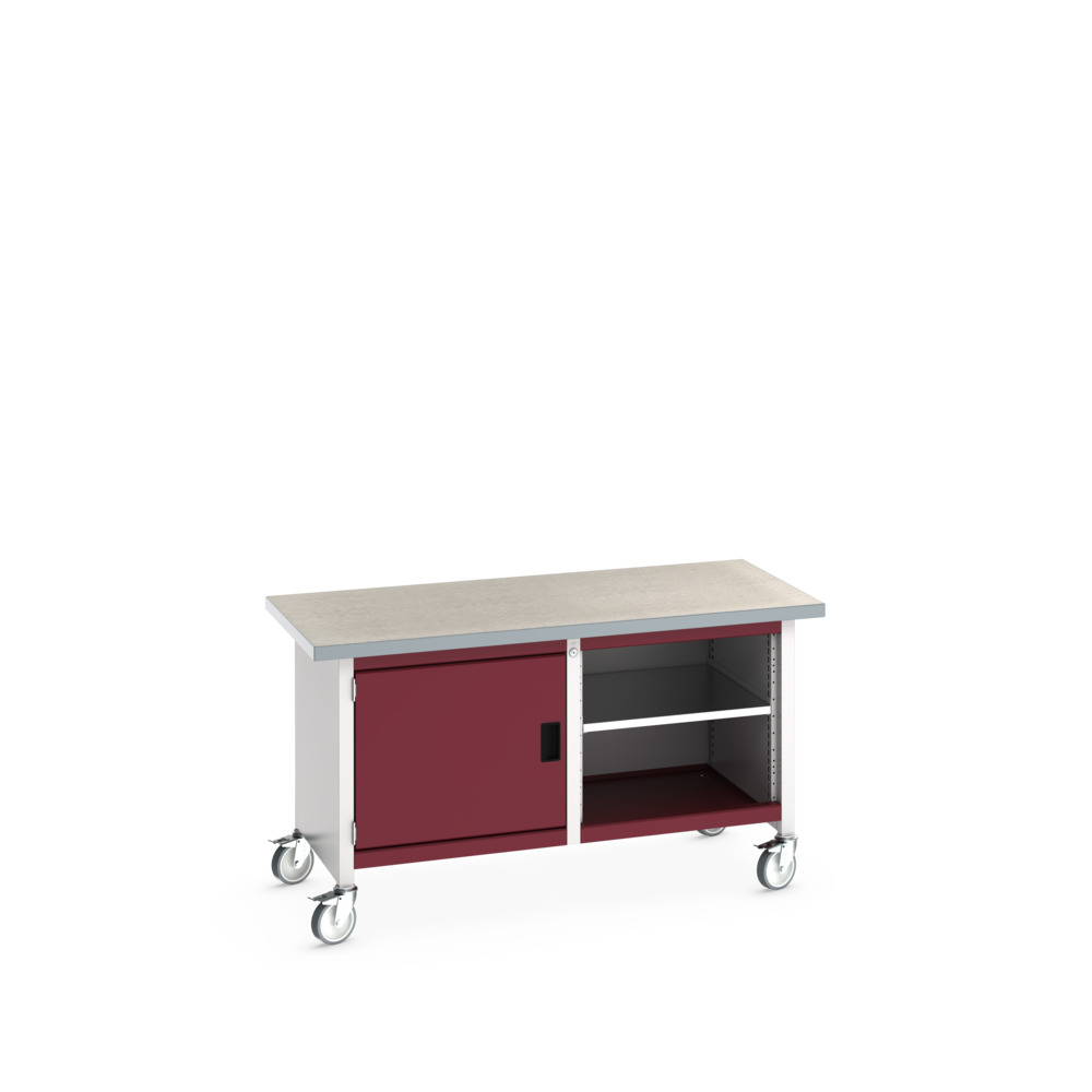 41002096.24V - cubio mobile storage bench (lino)