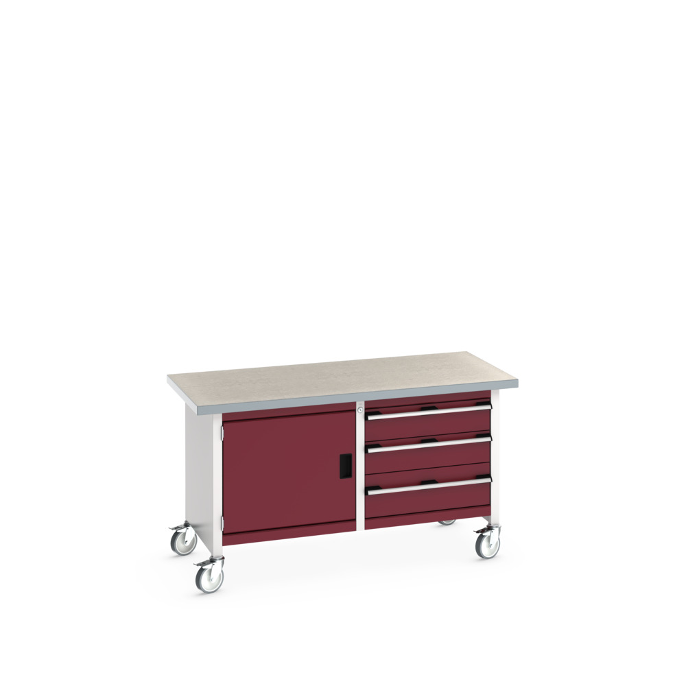 41002102.24V - cubio mobile storage bench (lino)