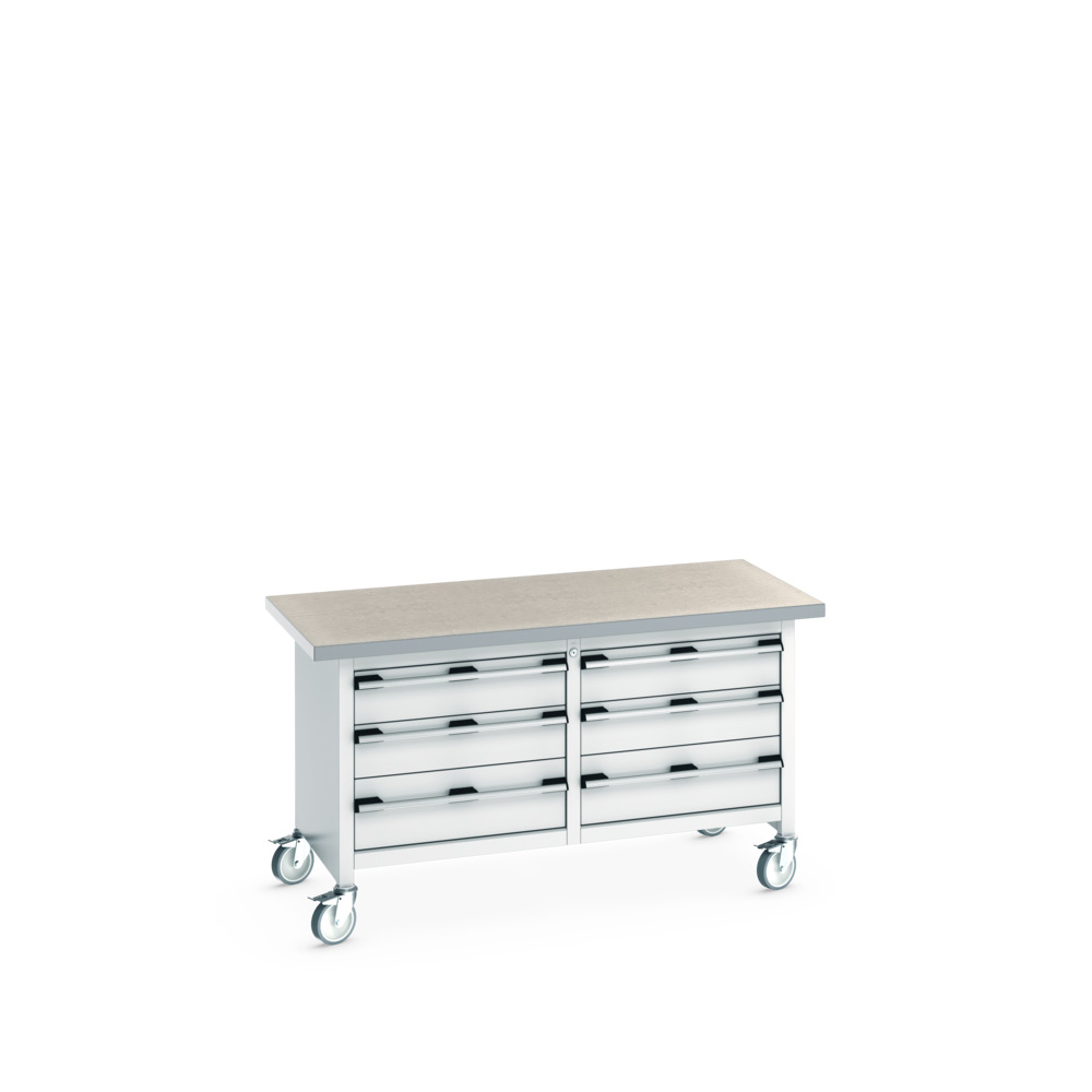 41002108.16V - cubio mobile storage bench (lino)
