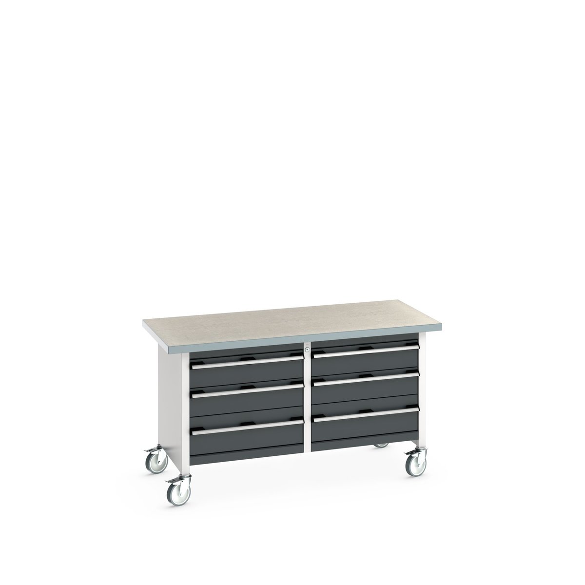41002108. - cubio mobile storage bench (lino)