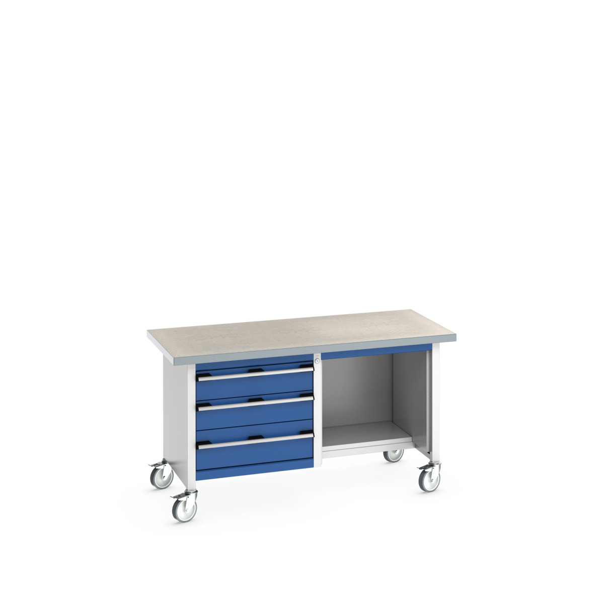 41002117.11V - cubio mobile storage bench (lino)
