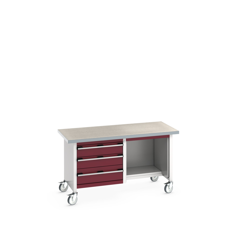 41002117.24V - cubio mobile storage bench (lino)