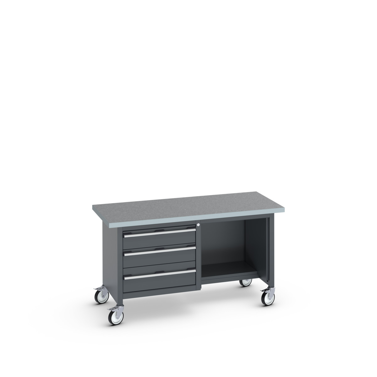 41002117.77V - cubio mobile storage bench (lino)