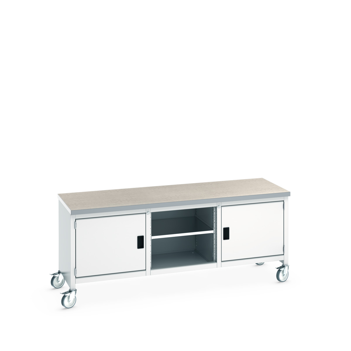 41002120.16V - cubio mobile storage bench (lino)