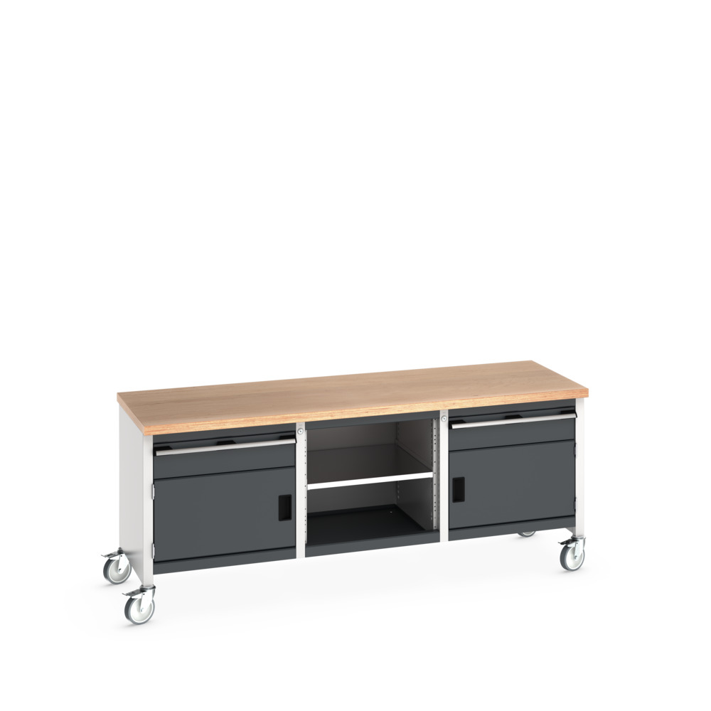 41002121. - cubio mobile storage bench (mpx)