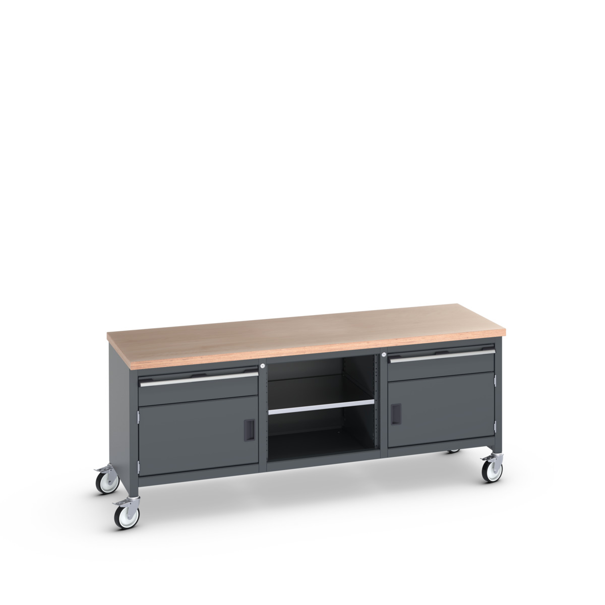 41002121.77V - cubio mobile storage bench (mpx)