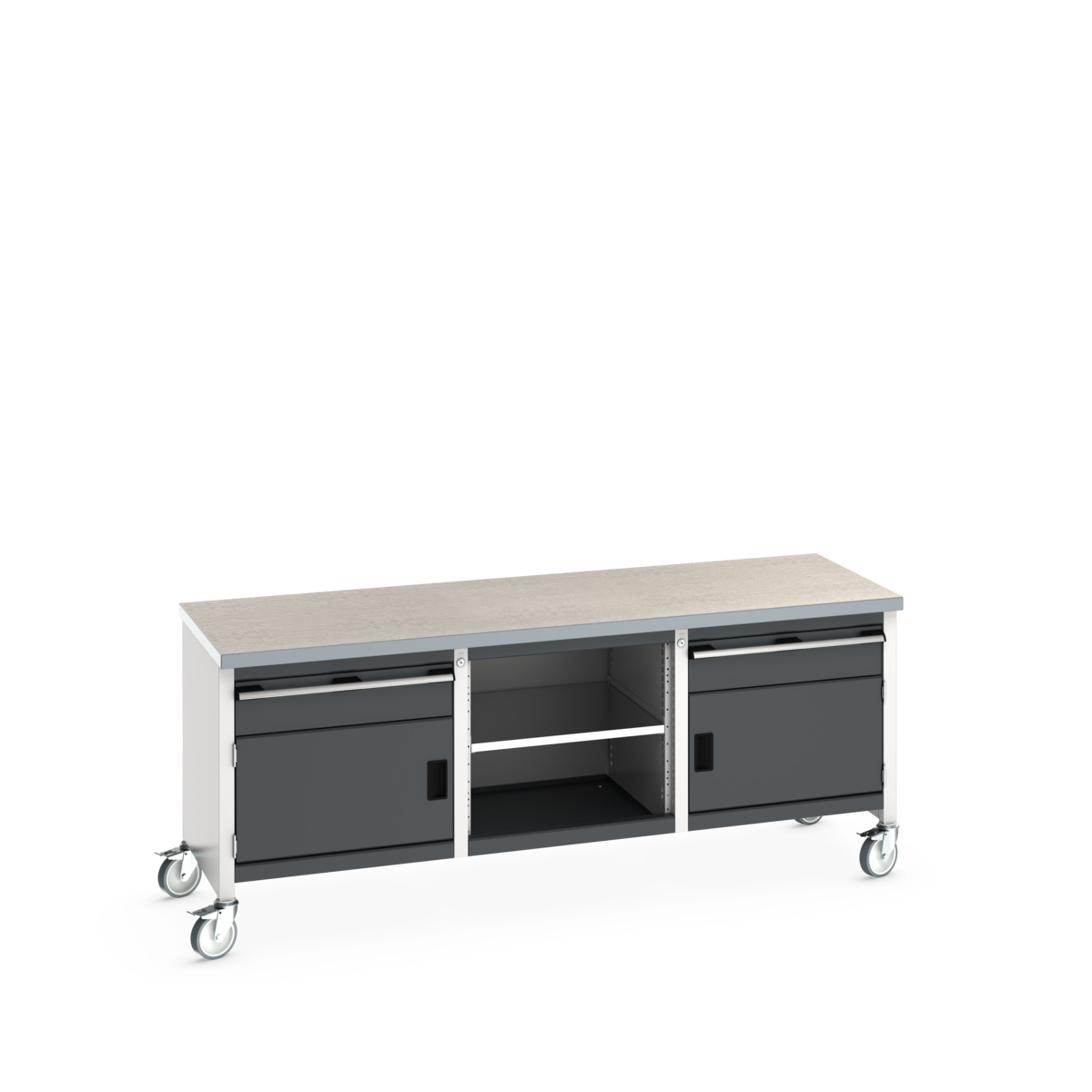 41002123.19V - cubio mobile storage bench (lino)