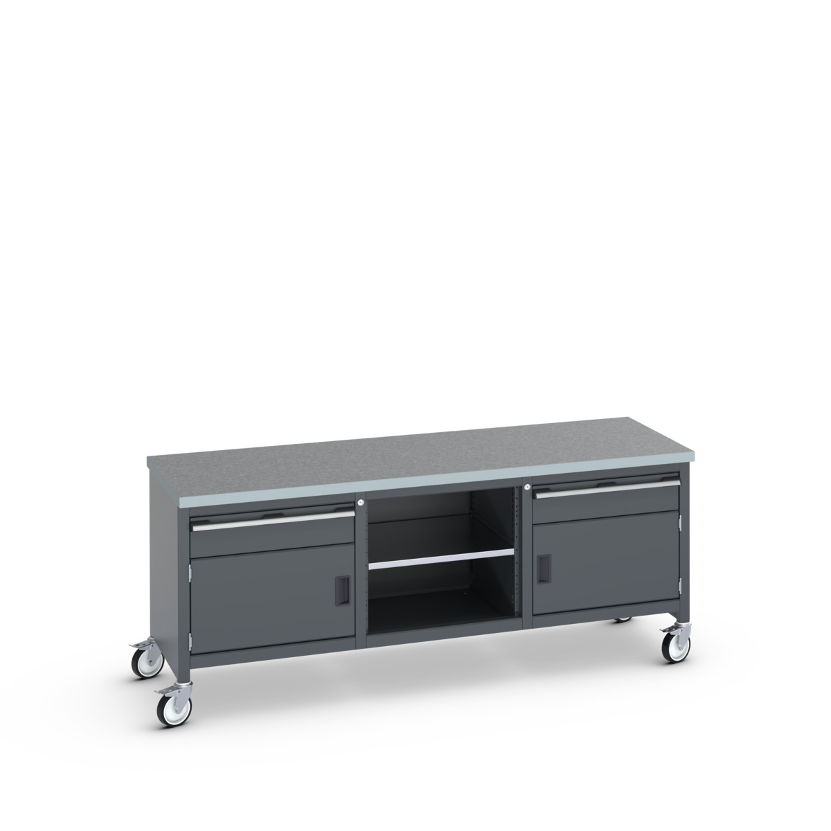 41002123.77V - cubio mobile storage bench (lino)