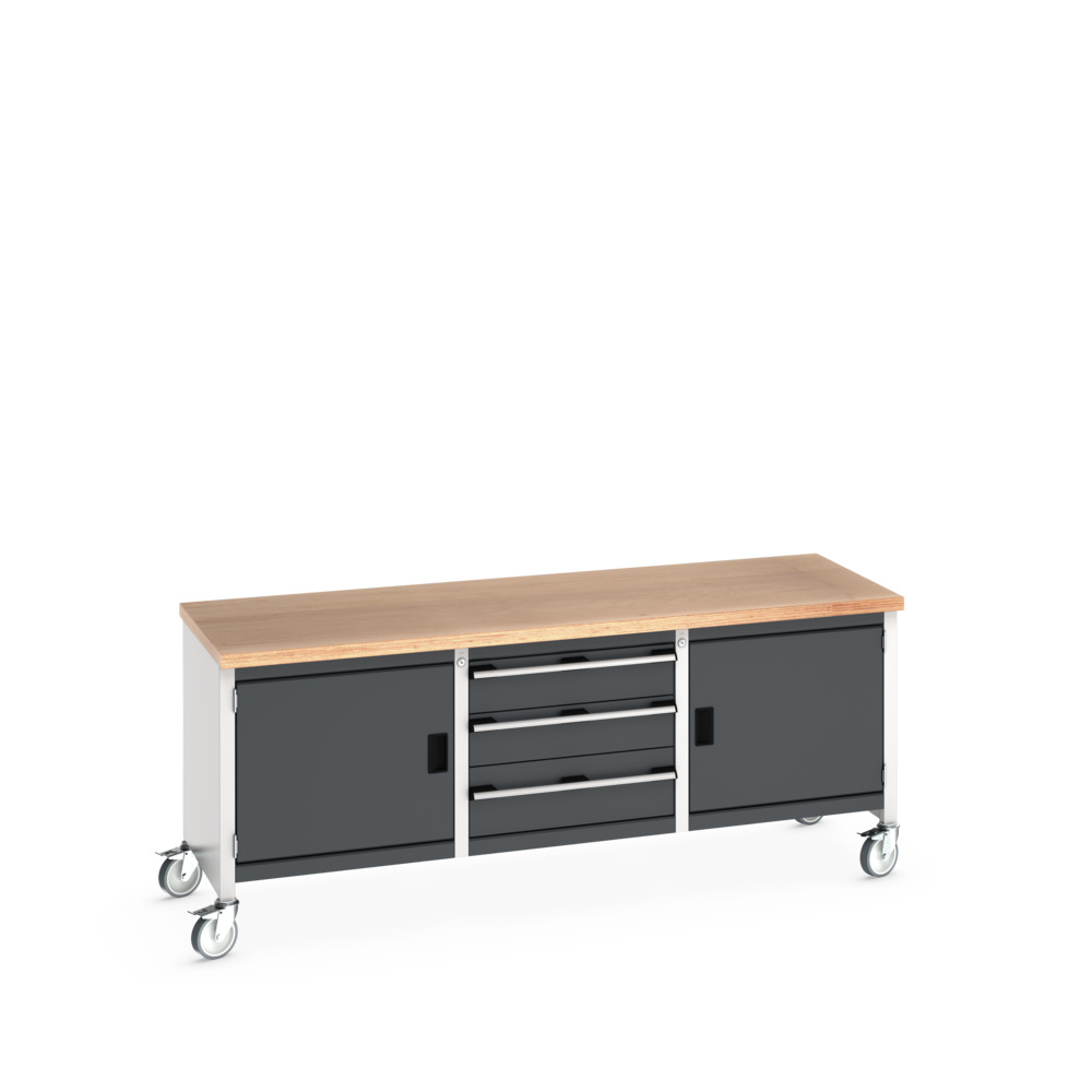 41002124. - cubio mobile storage bench (mpx)