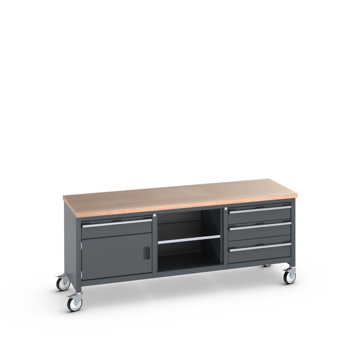41002127.77V - cubio mobile storage bench (mpx)