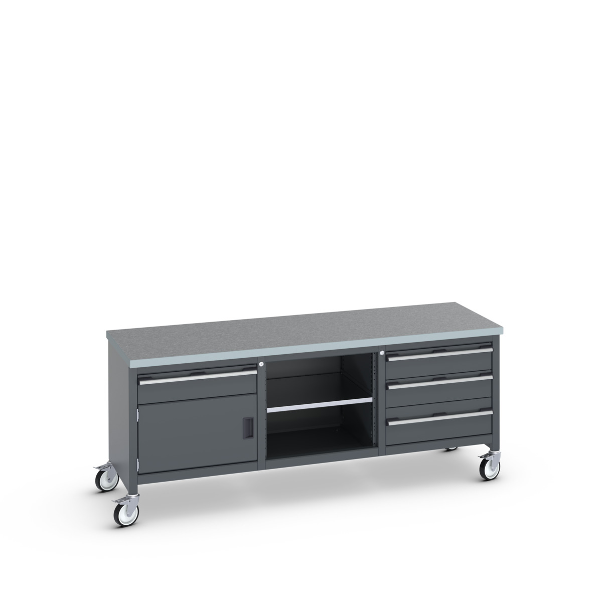 41002129.77V - cubio mobile storage bench (lino)