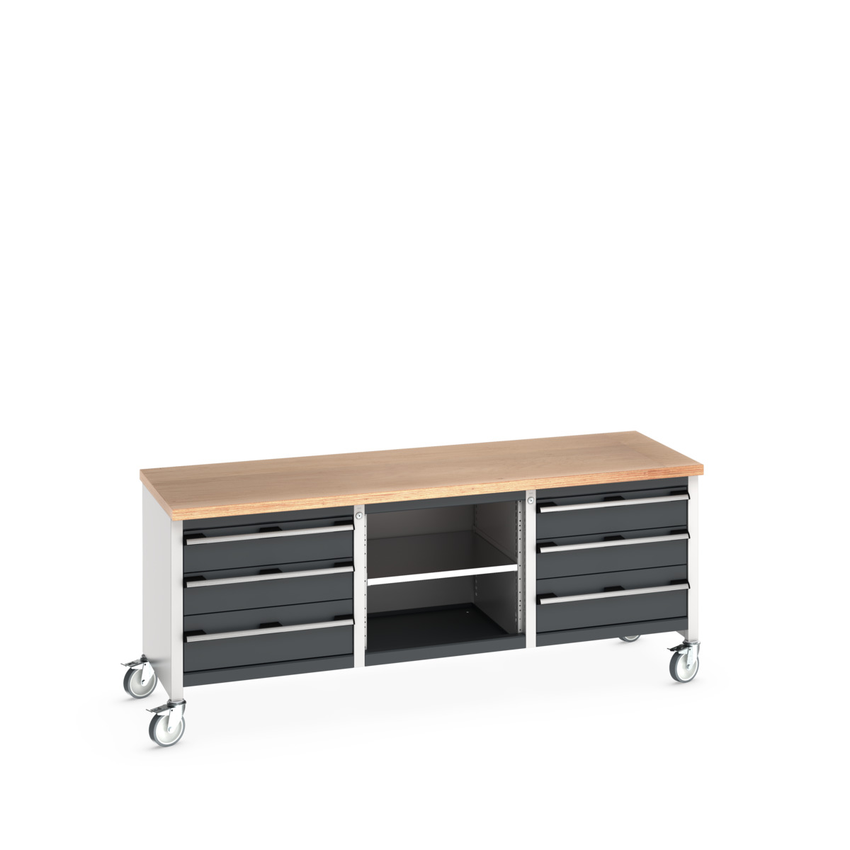 41002130. - cubio mobile storage bench (mpx)