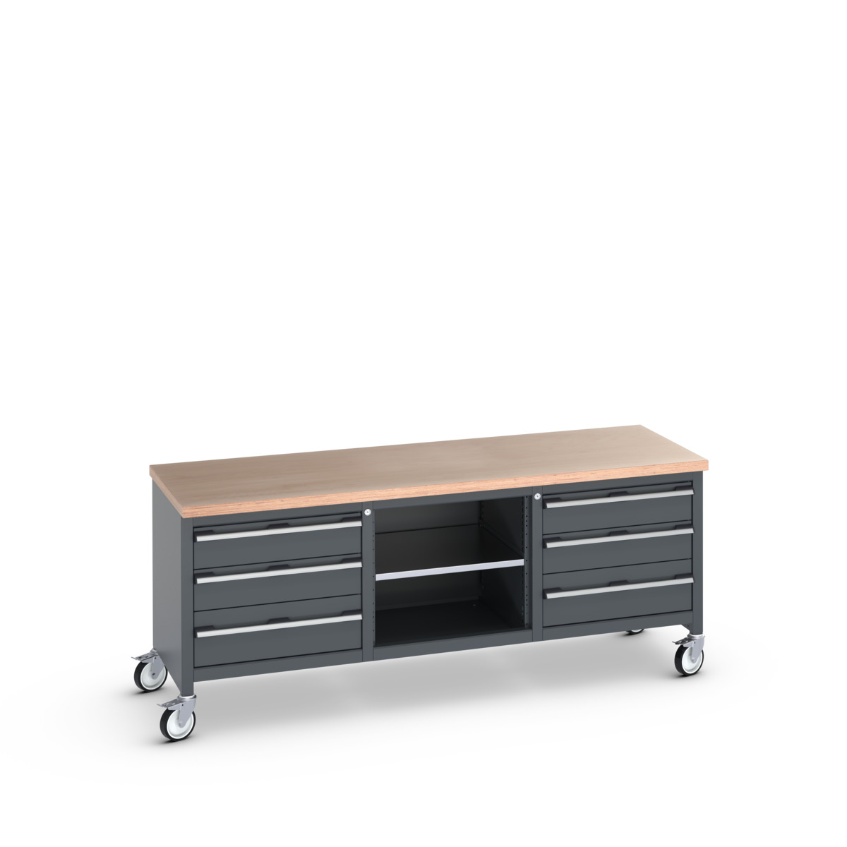 41002130.77V - cubio mobile storage bench (mpx)