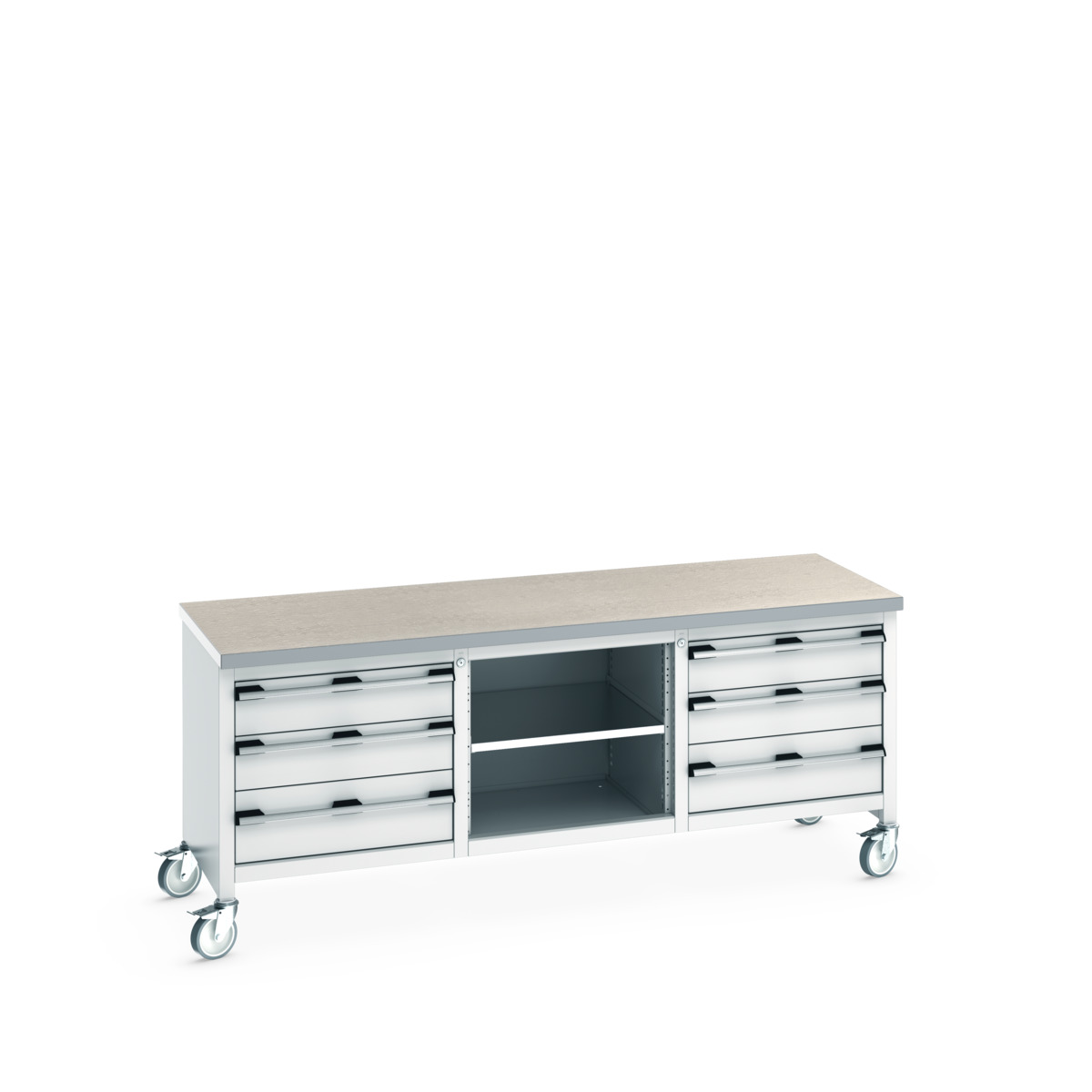 41002132.16V - cubio mobile storage bench (lino)