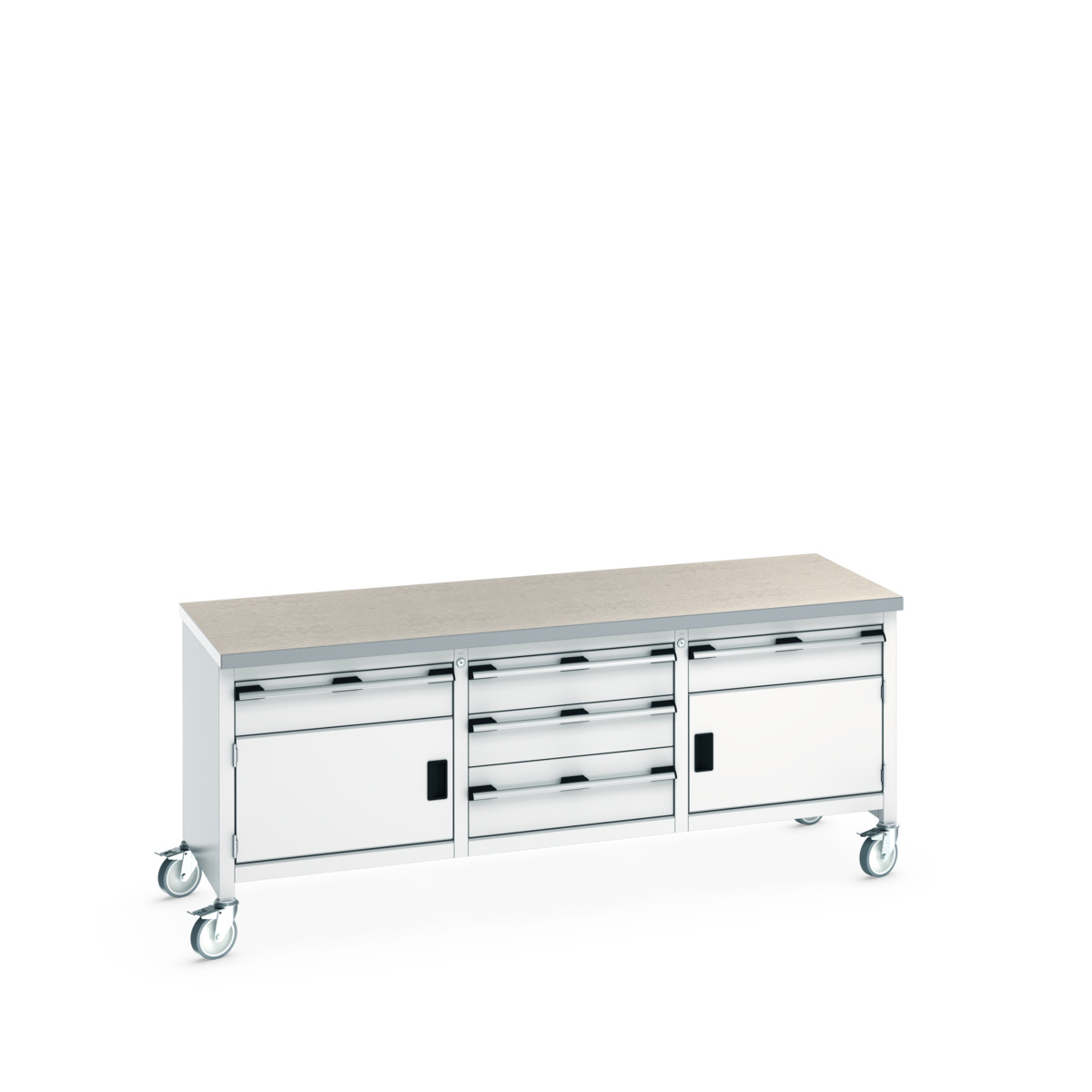 41002135.16V - cubio mobile storage bench (lino)