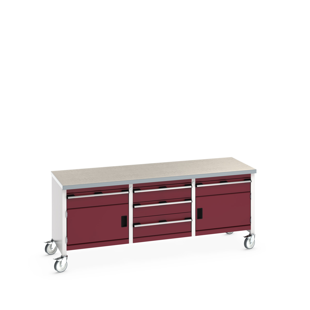 41002135.24V - cubio mobile storage bench (lino)