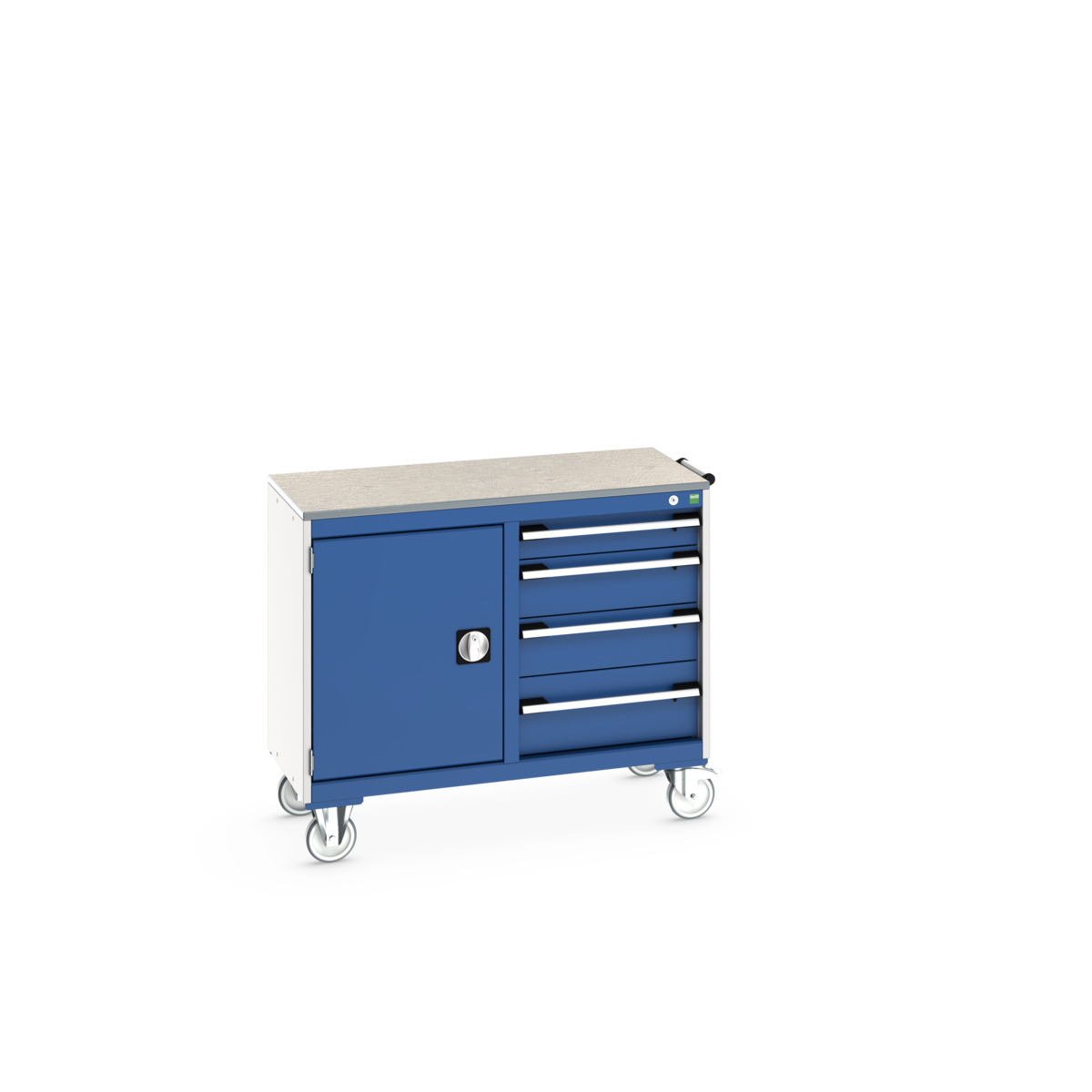 41006005.11V - cubio mobile cabinet 50/50 (lino)