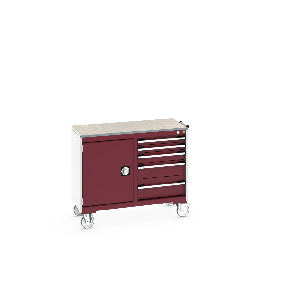 41006008.24V - cubio mobile cabinet 50/50 (lino)