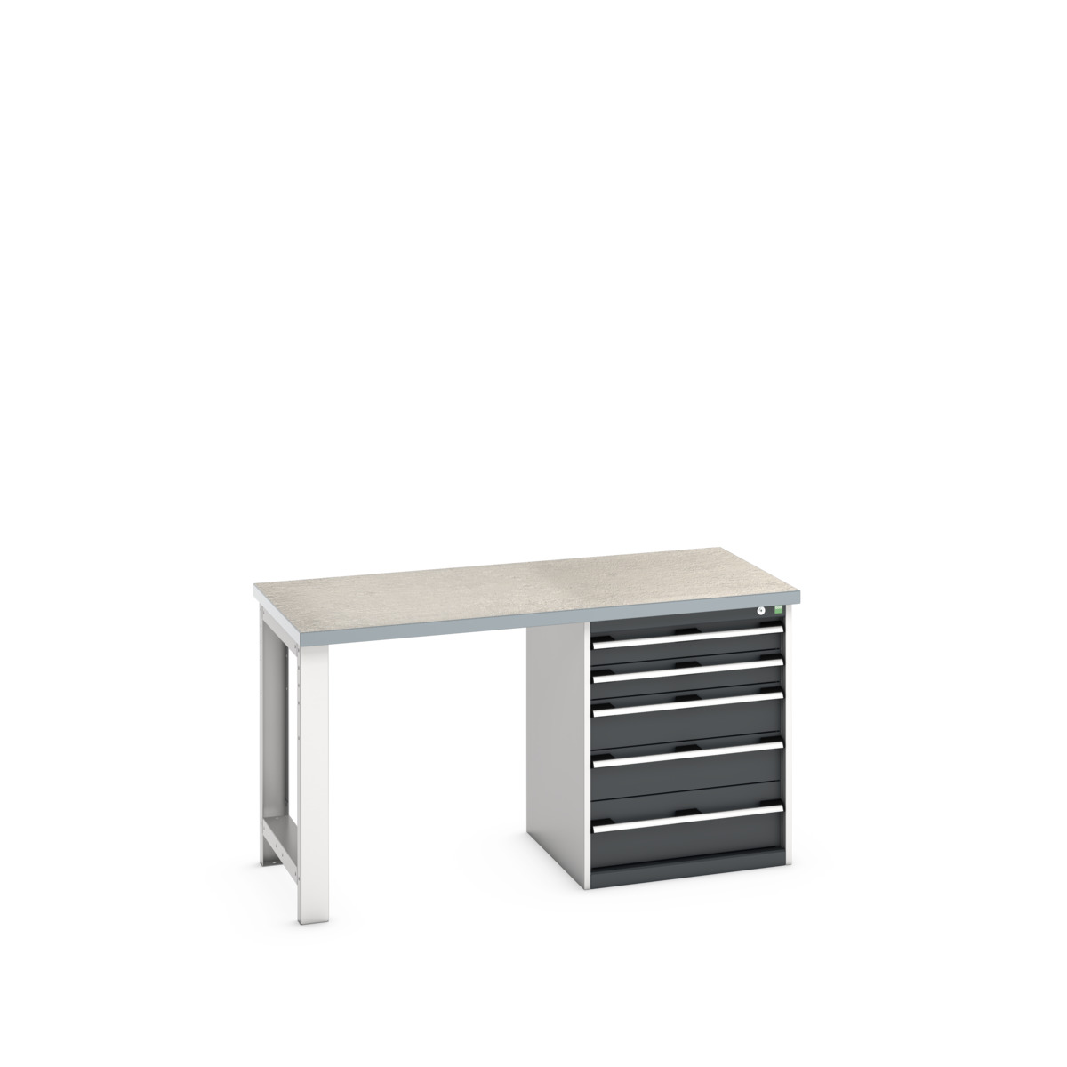 41003135.19V - cubio pedestal bench (lino)