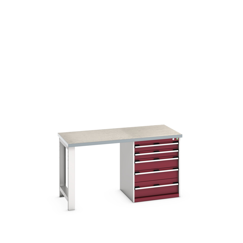 41003135.24V - cubio pedestal bench (lino)