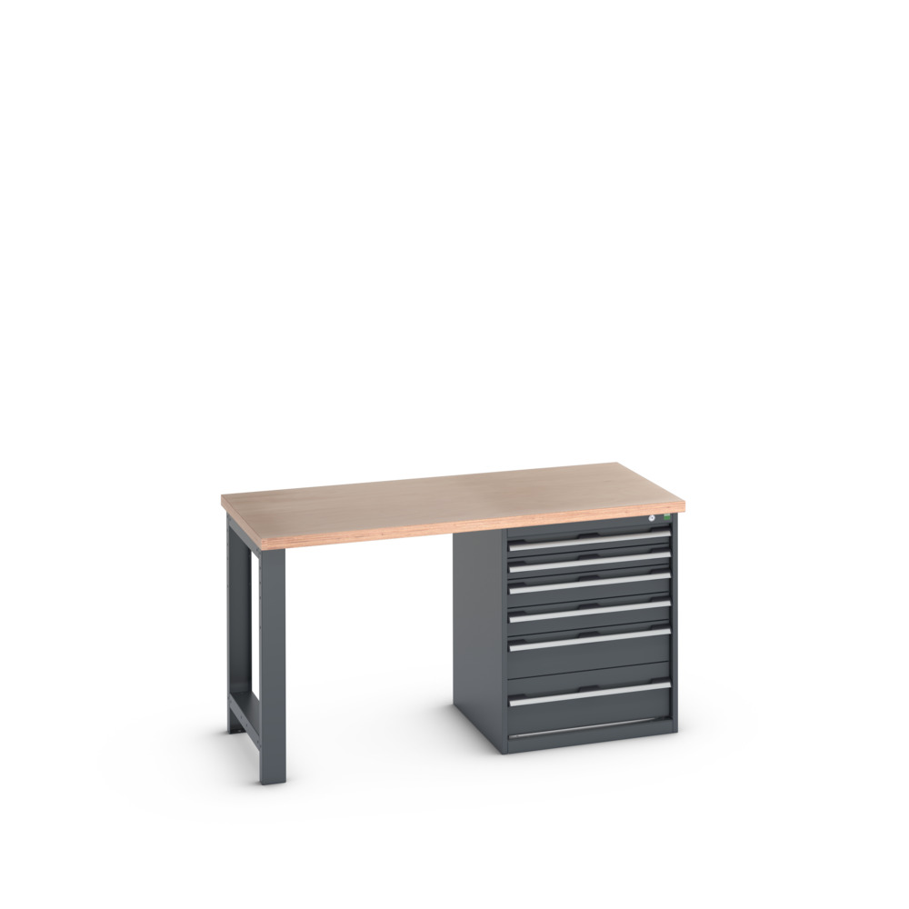41003139.77V - cubio pedestal bench (mpx)