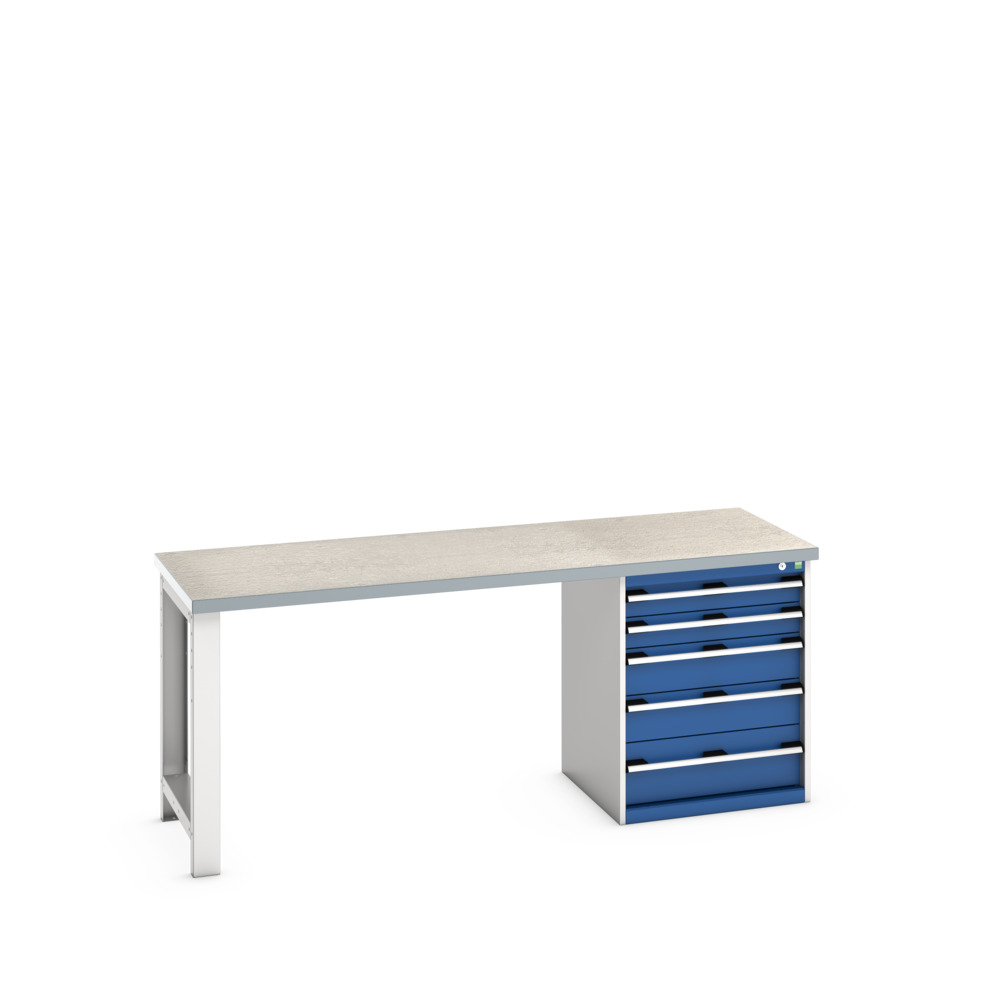 41003231.11V - cubio pedestal bench (lino)