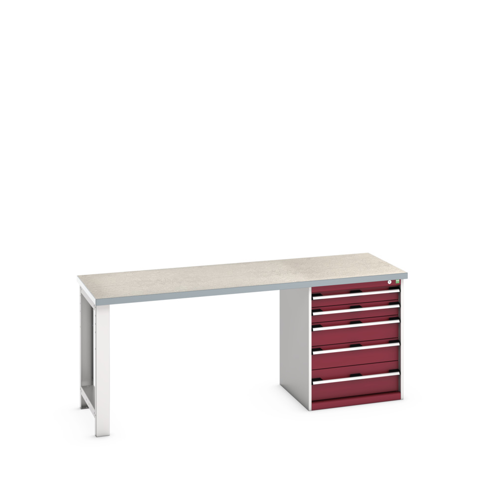41003231.24V - cubio pedestal bench (lino)