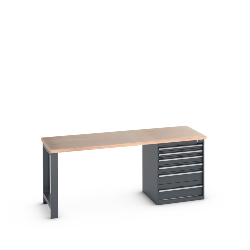 41003235.77V - cubio pedestal bench (mpx)