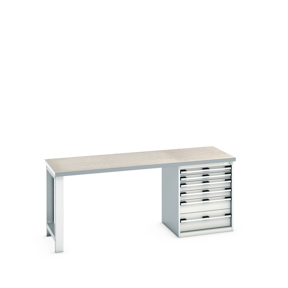 41003237.16V - cubio pedestal bench (lino)