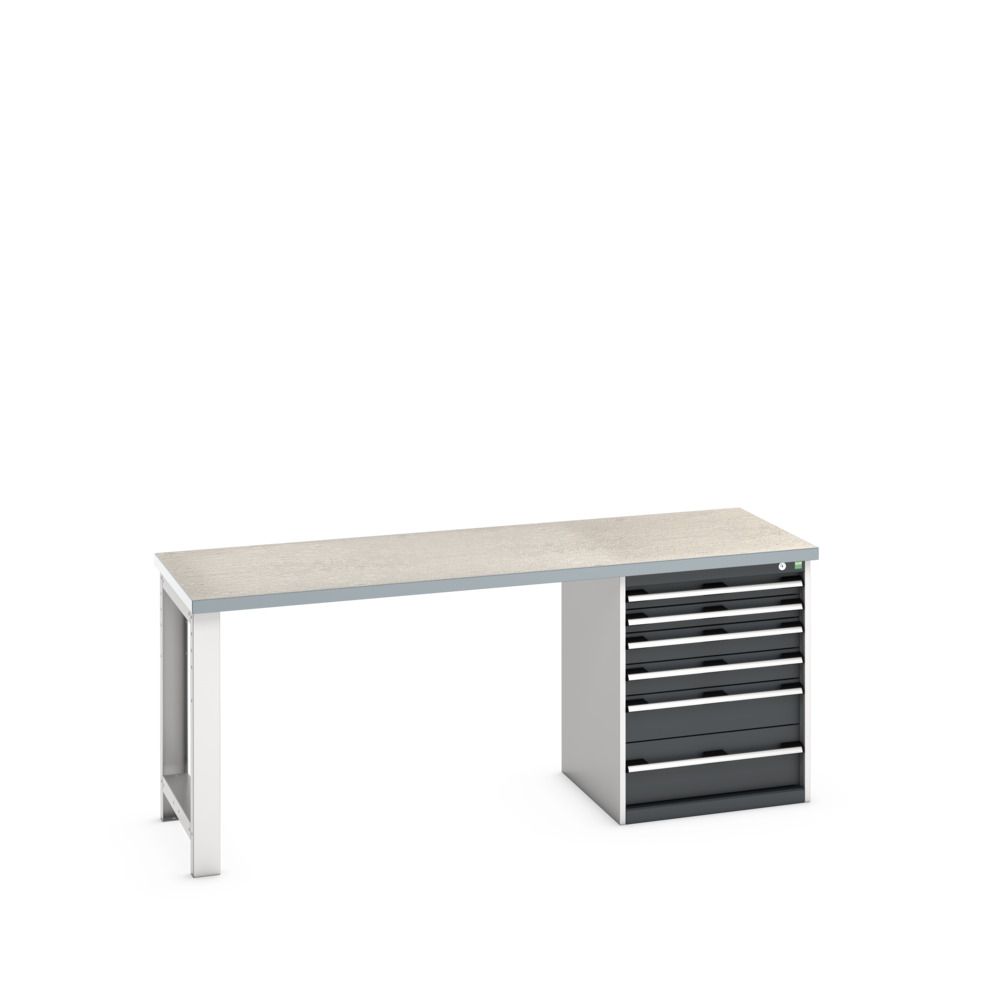 41003237.19V - cubio pedestal bench (lino)