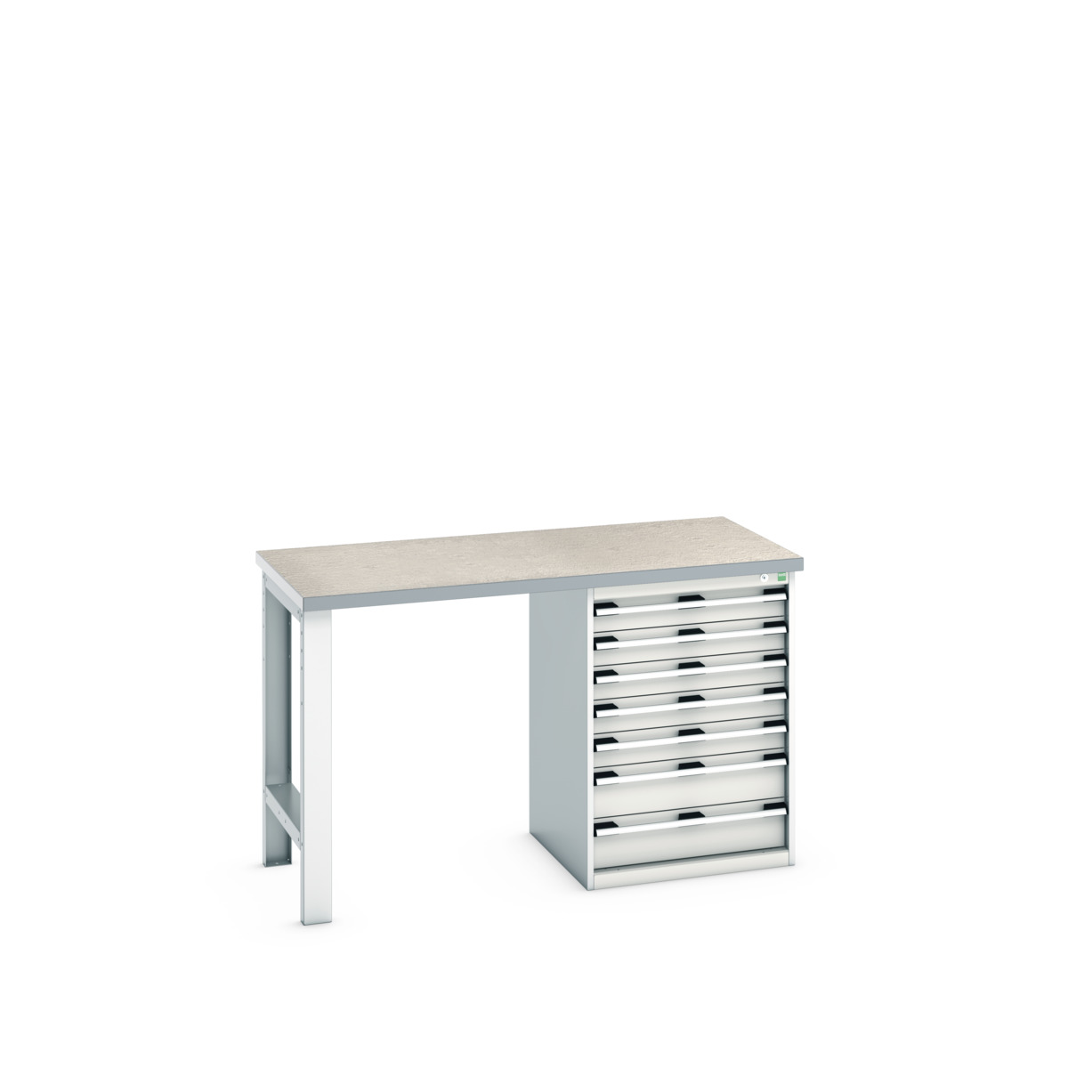 41003497.16V - cubio pedestal bench (lino)